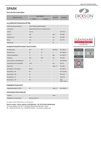 Technisches Datenblatt