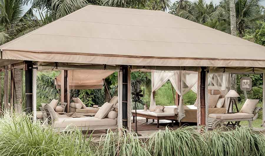 Tented villa