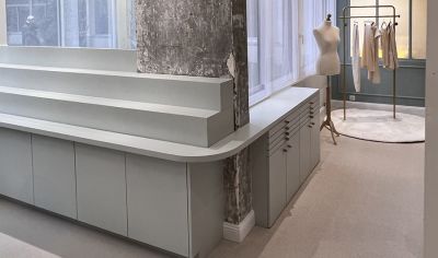 COILS PROJECT: An elegant, modular showroom