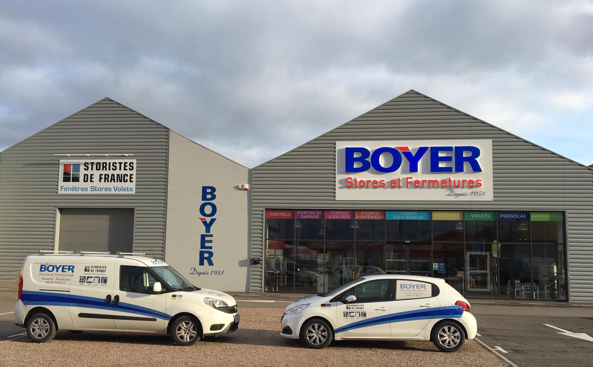 BOYER STORES ET FERMETURES