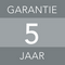 5 jaar garantie