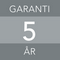 5 års garanti